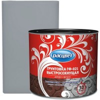 Грунтовка для сухих помещений ГФ-021 2,5 кг цвет серый