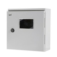Щит металлический IEK ЩУ 1/1-0 74 У1 на 6 модулей, IP66