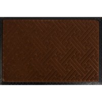 Коврик Inspire Lenzo 40x60 см, полиэфир/резина, цвет коричневый