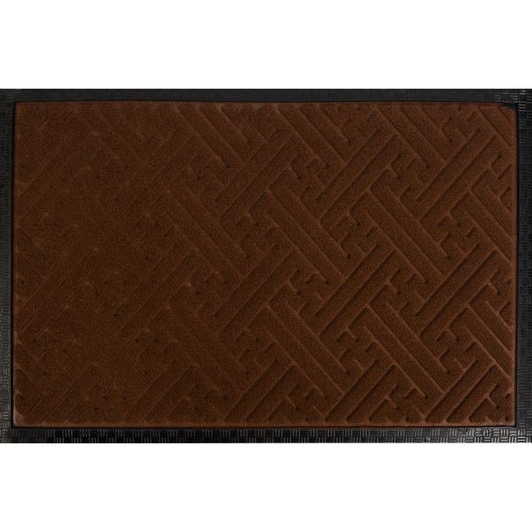 Коврик Inspire Lenzo 40x60 см, полиэфир/резина, цвет коричневый