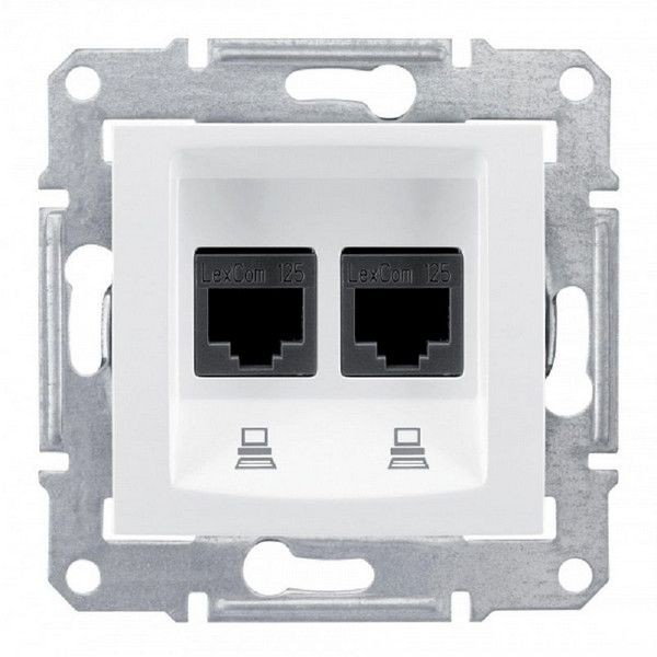 Розетка компьютерная Schneider Electric SEDNA SDN4600121