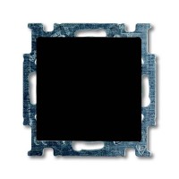 Выключатель встраиваемый ABB Basic 55 1 клавиша, цвет шато (черный)