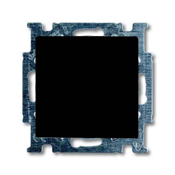 Выключатель встраиваемый ABB Basic 55 1 клавиша, цвет шато (черный)
