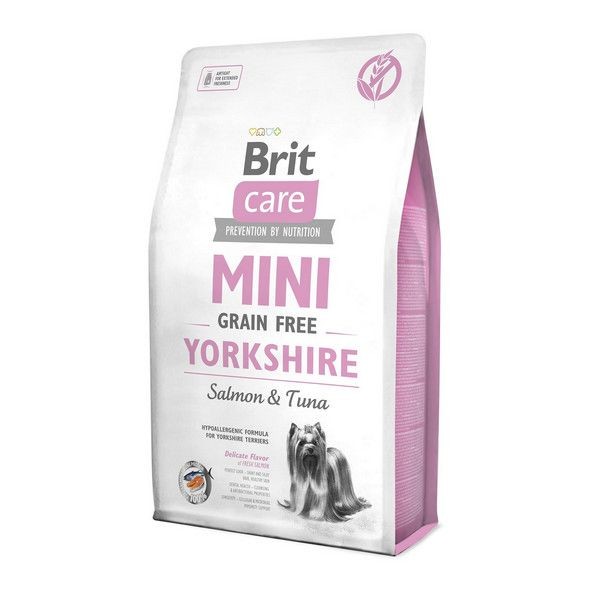 Сухой корм для йоркширских терьеров BRIT Care Mini GF Yorkshire беззерновой 2 кг