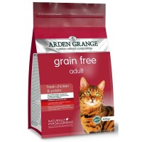 Сухой корм для взрослых кошек ARDEN GRANGE беззерновой Курица Картофель 400 г