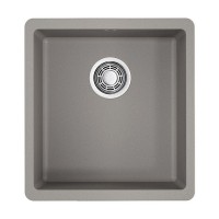 Кухонная мойка OMOIKIRI Kata 40-U-GR 40х42см искусственный гранит/leningrad grey