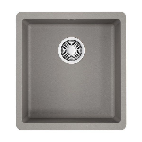 Кухонная мойка OMOIKIRI Kata 40-U-GR 40х42см искусственный гранит/leningrad grey