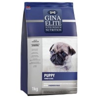 Gina ELITE Puppy Turkey&Rice Корм сухой для щенков, беременных и кормящих собак 1кг.