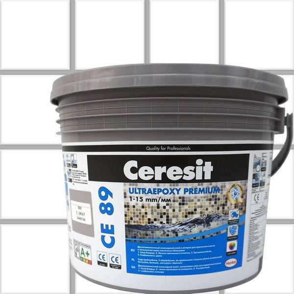 Затирка эпоксидная Ceresit CE89 цвет серый 2.5 кг