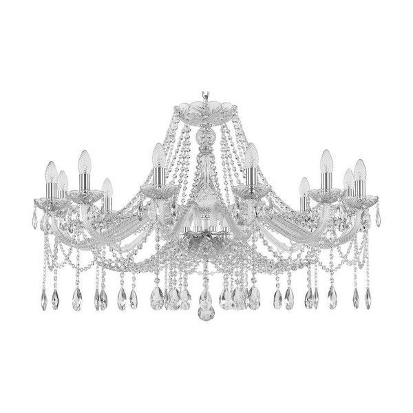 Люстра потолочная Bohemia Ivele Crystal 107.12.360.Ni E14 12 ламп 24 м²