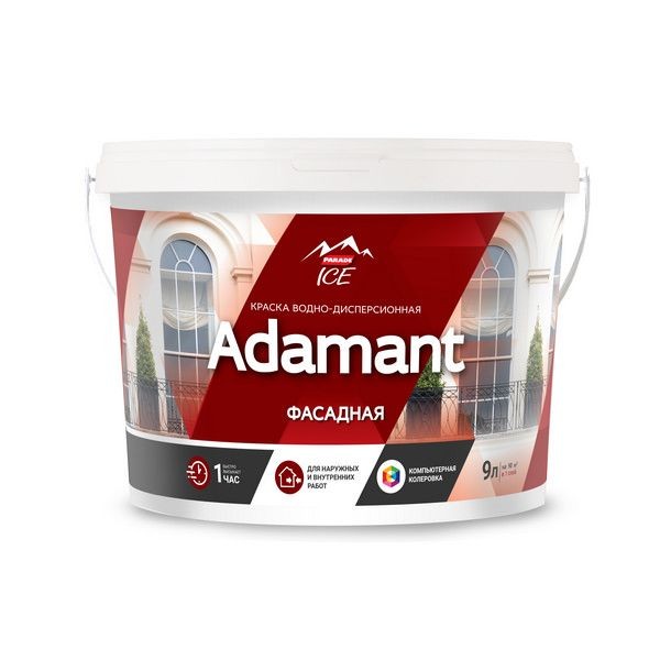 Краска фасадная Adamant 9 л база A
