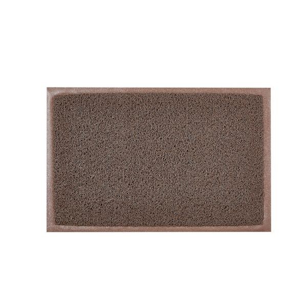 Коврик Vinyl Diamond 40x60 см, ПВХ на виниле, цвет коричневый