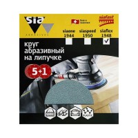 Круг абразивный для шлифмашин sia Abrasives sf6-125-0-040