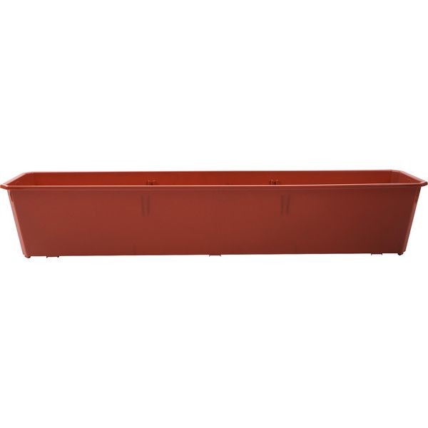 Ящик балконный Ingreen 80x17x15 см v12.5 л пластик терракотовый