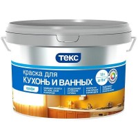 Краска для ванной и кухни Текс «Профи» база A 1.8 л