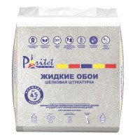 Жидкие обои Текстурное покрытие 19 0.9 кг цвет светло-серый