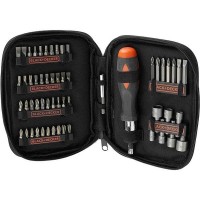 Набор (отвертка, магнитный держатель, биты, головки) BLACK+DECKER A7104-XJ