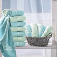 Полотенце для рук Harmonika Цвет: Бирюзовый, Ментоловый (30х50 см - 12 шт) br33673