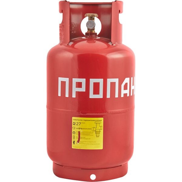 Газовый баллон с вентилем ВБ-2 ПК 27 л