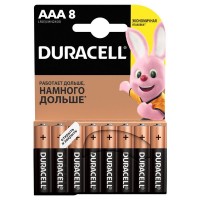 Батарейка алкалиновая Duracell AAA/LR03 8 шт