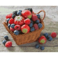 Набор для творчества Алмазная мозаика ArtXobby Ягоды в корзине АМ067