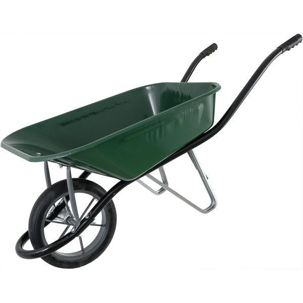 Тачка садовая Haemmerlin Cargo Medium v100 л литое колесо окрашенная сталь