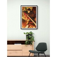 Плакат "34;Просто Постер "34; Аниме DOTA. Дэвион 60x90 в раме 524810194981
