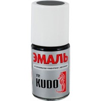 Эмаль автомобильная Kudo с кисточкой, цвет авантюрин, 15 мл