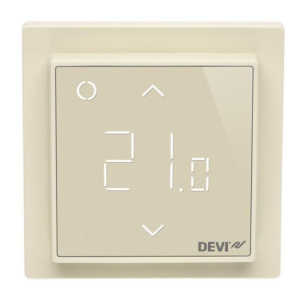 Терморегулятор DEVIreg™ Smart интеллектуальный с Wi-Fi, бежевый, 16А
