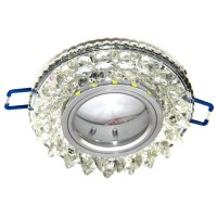 Светильник точечный встраиваемый Electrostandard 2212 MR16 CL, прозрачный под отверстие 5.5 см 2 м²