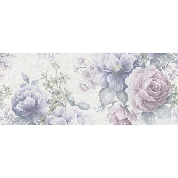 Декор настенный Garden №1 20x50 см цвет серый