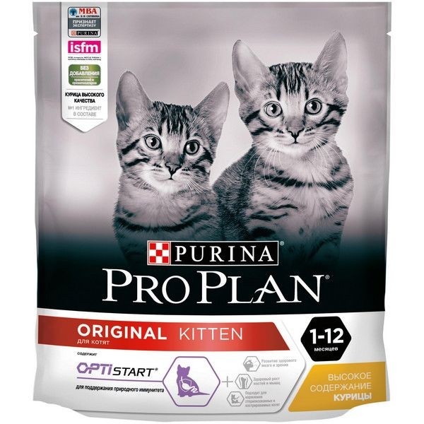 Сухой корм для кошек Pro Plan® курица, 400 г