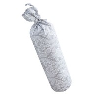 Подушка Amaro Home Healthy Roll Дамаск серый HOME-8001-HRDS, 30х8 см, гречневая лузга