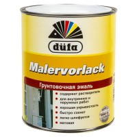 Грунт-эмаль матовая Dufa цвет белый 750 мл