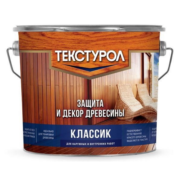 Антисептик Текстурол Классик матовый сосна 3 л
