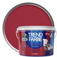 Краска для стен и потолков Trend Farbe цвет Пряная вишня 1 л