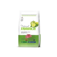 Сухой корм для взрослых собак крупных пород TRAINER Natural Maxi Adult Говядина Рис Женьшень 3 кг