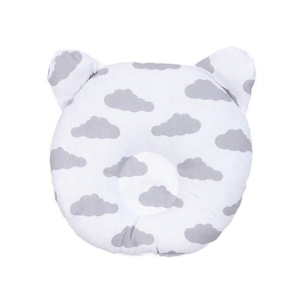 Подушка анатомическая AmaroBaby First Pillow Облака AMARO-40FP-OS, 22х22 см, холлофайбер