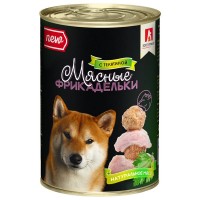 Влажный корм для собак ЗООГУРМАН – МЯСНЫЕ ФРИКАДЕЛЬКИ, с телятиной, 410г
