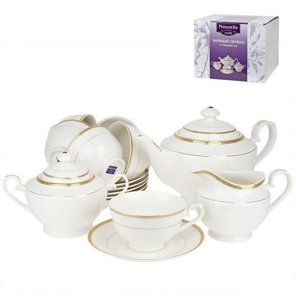 Чайный сервиз Nouvelle Home Красота 2610100, 15 предметов