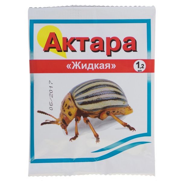 Средство для защиты садовых растений от вредителей «Актара» жидкая 1 мл