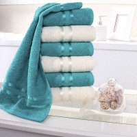 Полотенце для рук Harmonika Цвет: Молочный, Морская волна (30х50 см - 6 шт) br34078