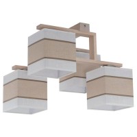 Светильник настенно-потолочный TK Lighting Lea 562 Lea white 4 цвет бежевый