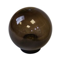 Шар уличный Palla, 1xE27x60 Вт, 200 мм, пластик, цвет коричневый