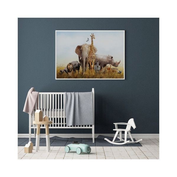 Постер в раме ПростоПостер Zoo 854515826366, 50х70 см