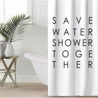 Шторка для ванной Этель Save water 5494682, 145х180 см