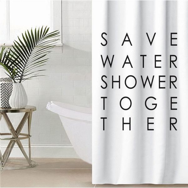 Шторка для ванной Этель Save water 5494682, 145х180 см