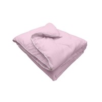 Одеяло JustSleep Лежебока , 172х205 см, Экофайбер, цвет розовый