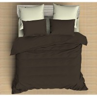 Комплект постельного белья двуспальный Amore Mio Cappuccino 15594, сатин