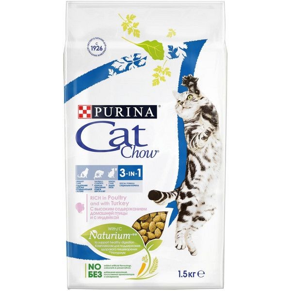 Сухой корм для кошек Cat Chow® , 1.5 кг